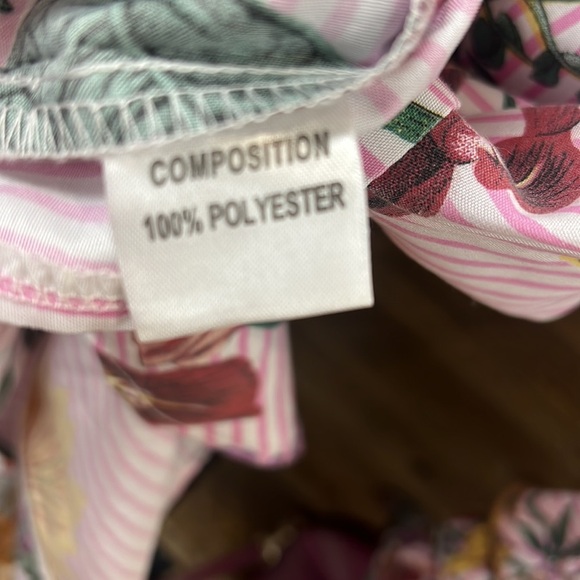 Jeuvre Floral Long Sleeve Size Large - Picture 6 of 10